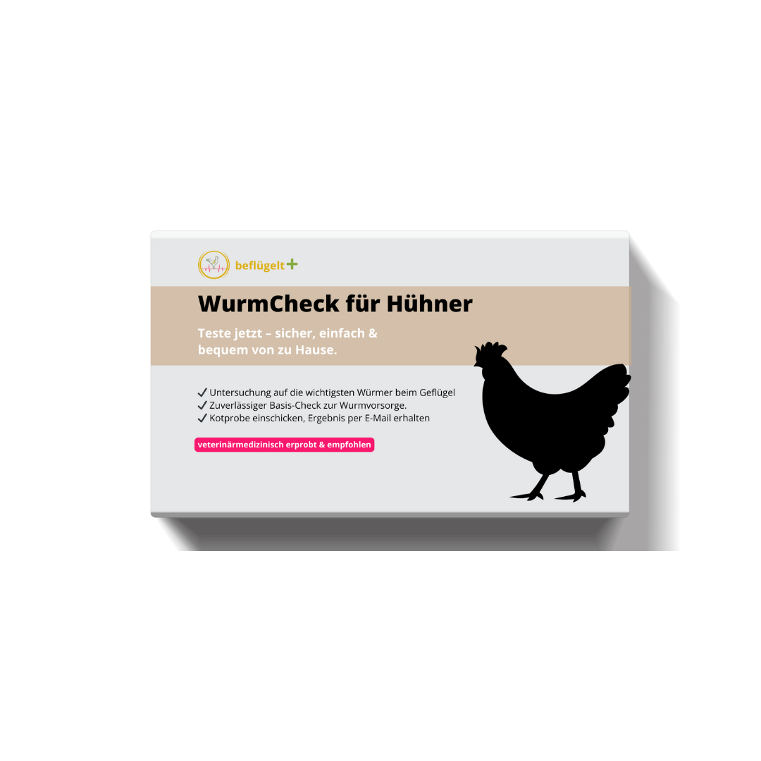 WurmCheck – Kotprobe für Hühner I Kotuntersuchung für zu Hause