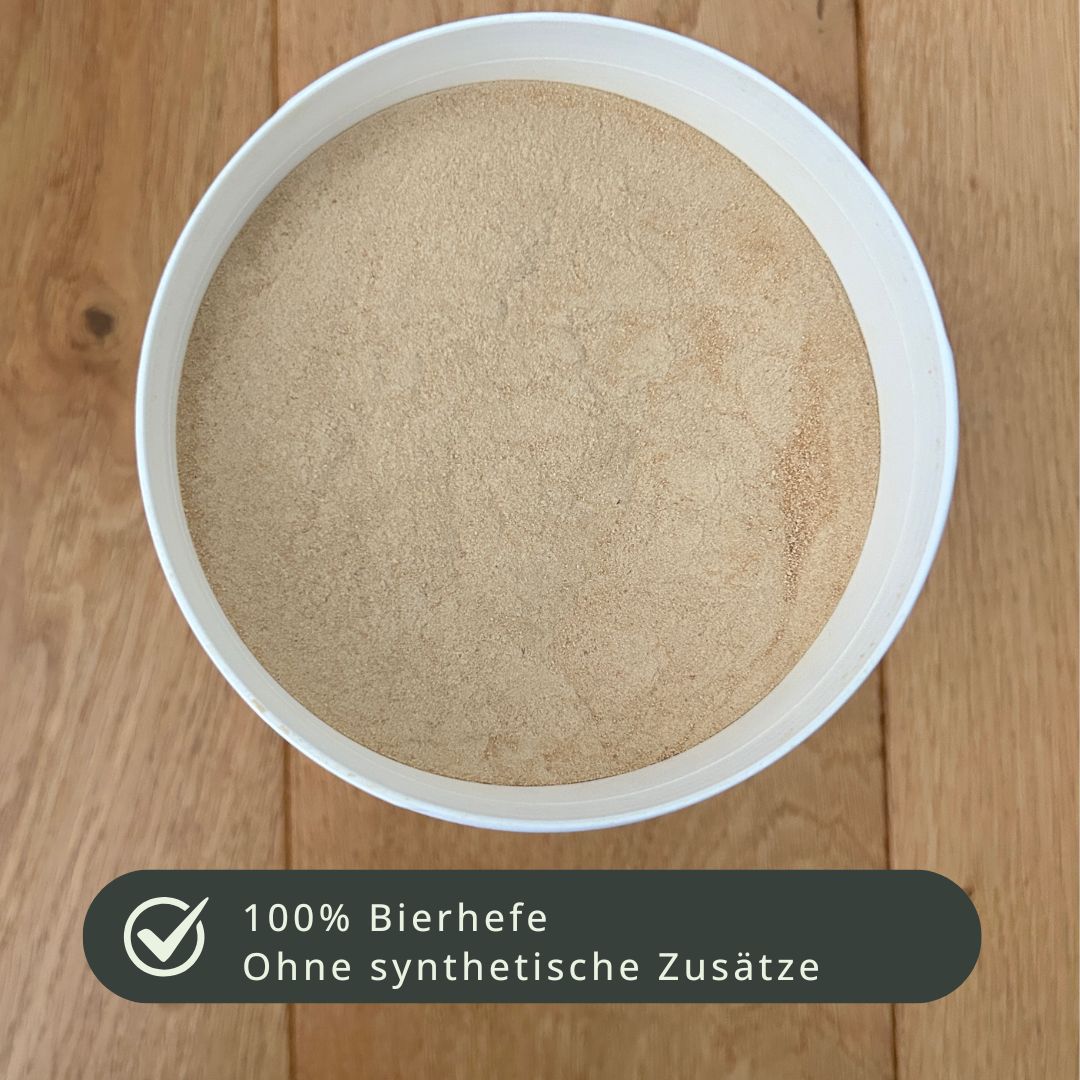 Bierhefe PUR 1kg - für glänzendes Gefieder & zur Regeneration nach Erkrankung oder Glucken