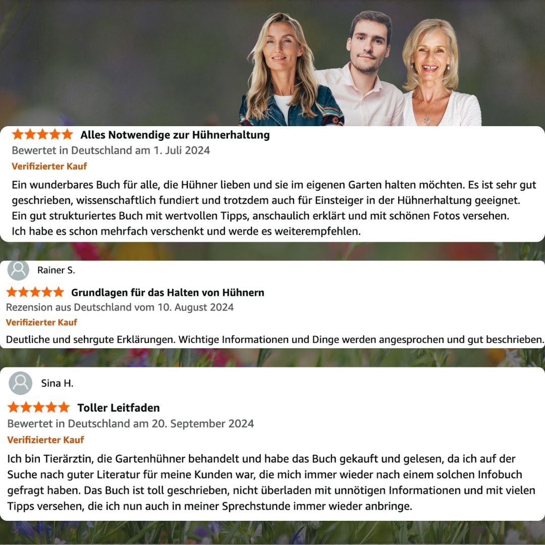 Hühner - So geht es deinen Tieren gut I Hühnerbuch für Einsteiger in die Hobbyhaltung