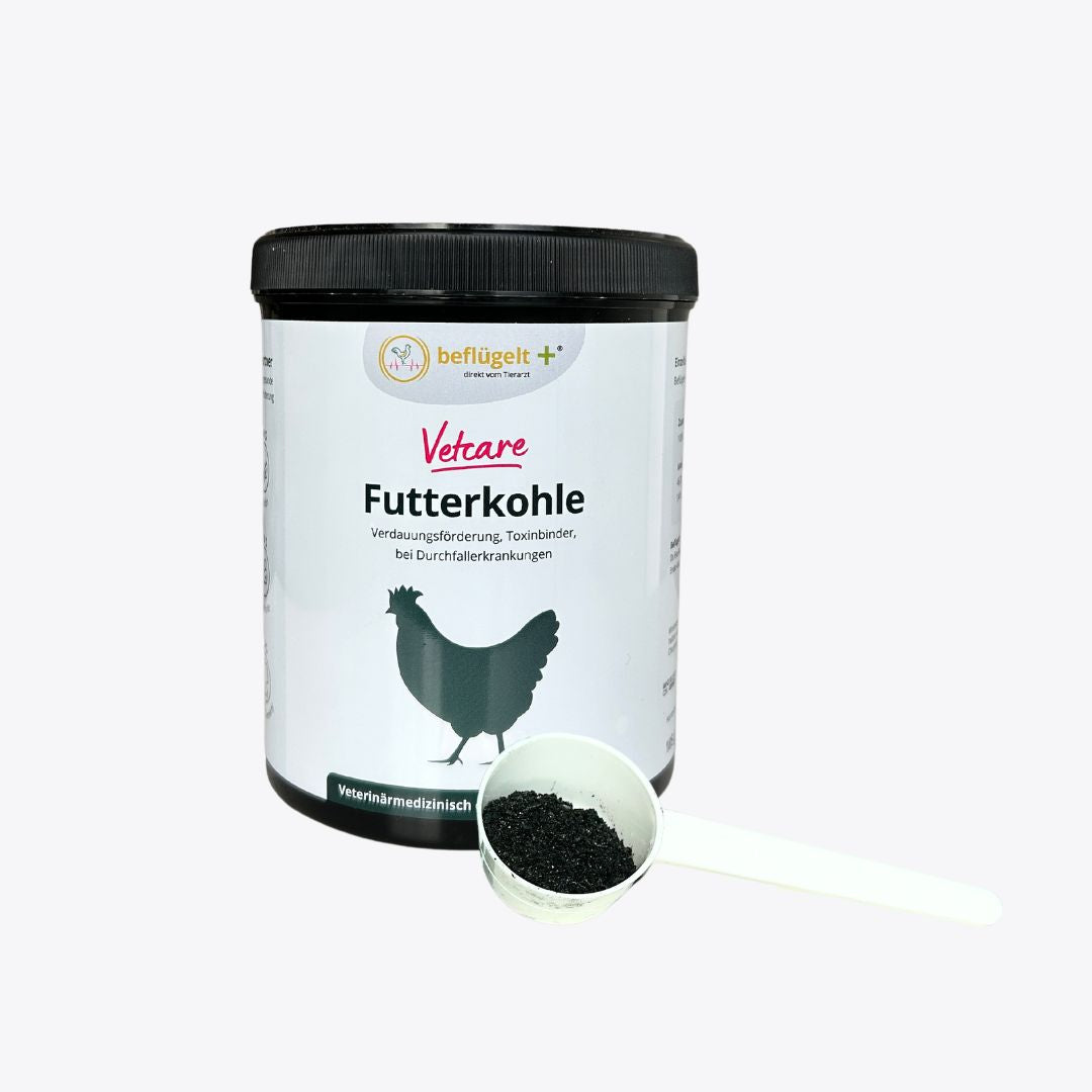 Vetcare Futterkohle - bei Durchfallerkrankungen, als Toxinbinder & zur Verdauungsförderung