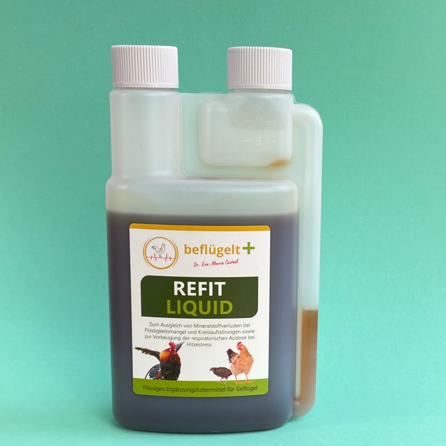 Refit Liquid Elektrolyte für Hühner bei Kreislaufstörungen und zum Ausgleich von Flüssigkeitsmangel