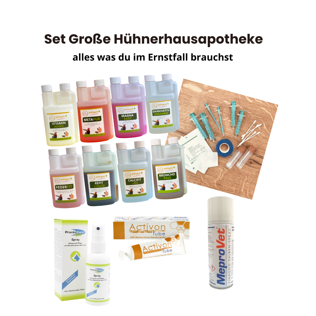 Set Große Hühnerhausapotheke