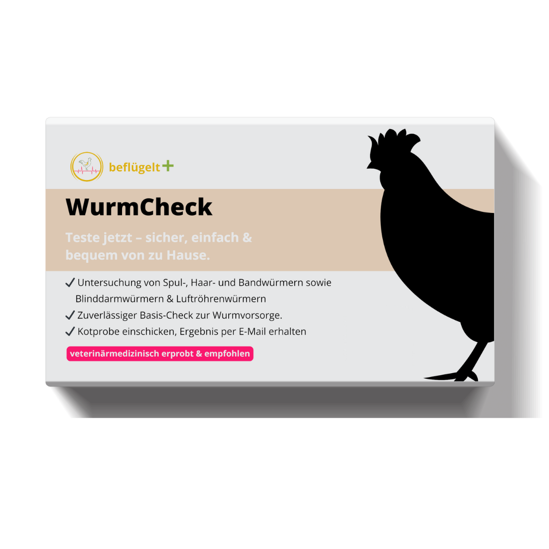 WurmCheck – Kotprobe für Hühner I Kotuntersuchung für zu Hause