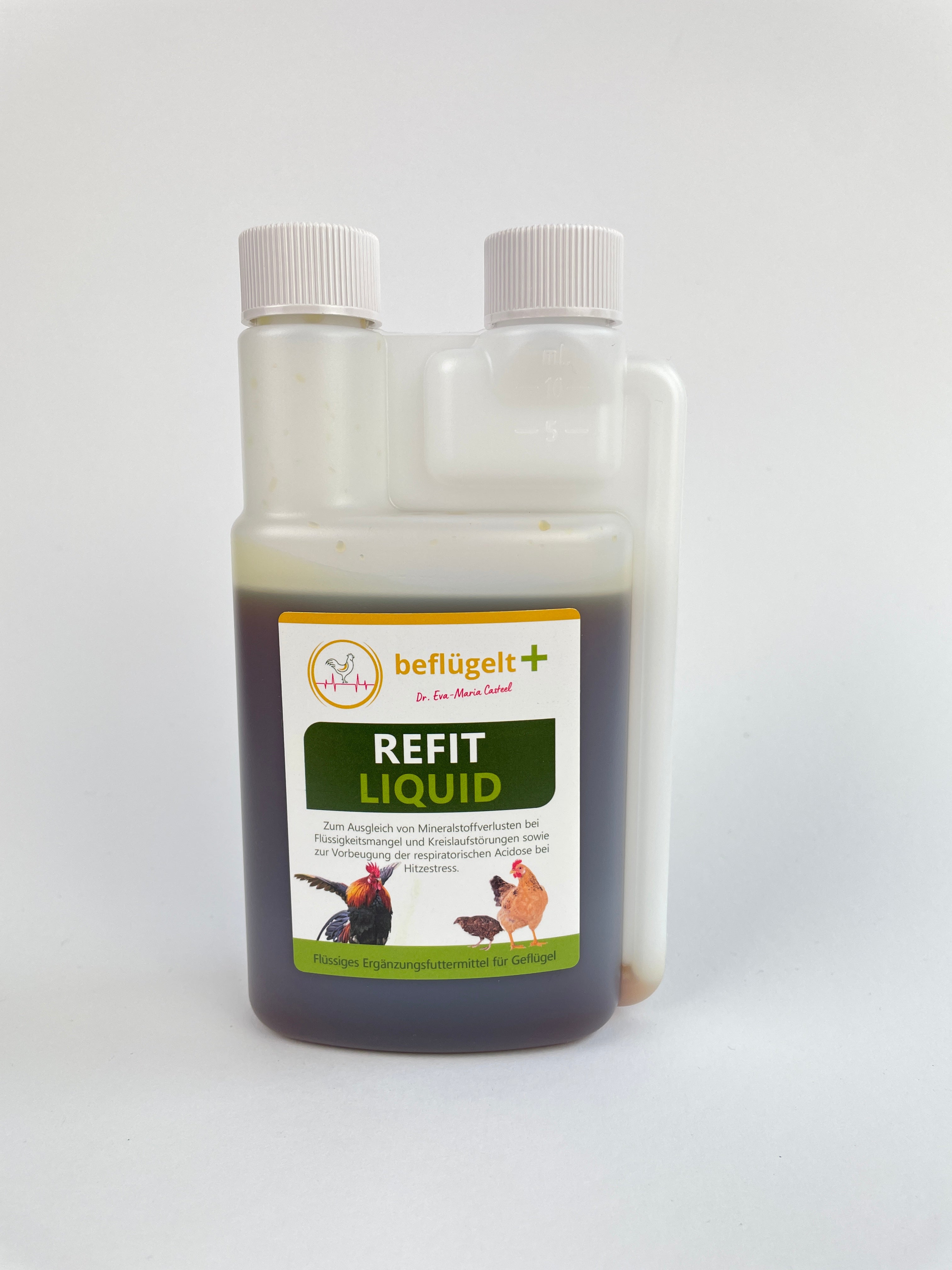 Refit Liquid Elektrolyte für Hühner bei Kreislaufstörungen und zum Ausgleich von Flüssigkeitsmangel